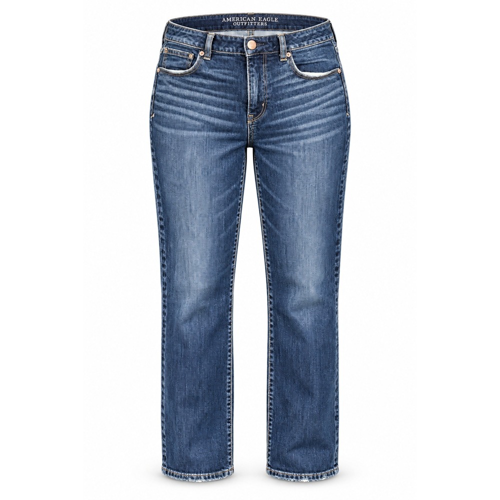 American Eagle Favorite Boyfriend Jeans Women's Size 16 Regular Dark Wash